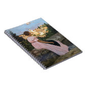 Frederic Bazille - Das rosa Kleid Notizblock (Rechte Seite)