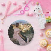 Frederic Bazille - Das rosa Kleid Pappteller (Party)