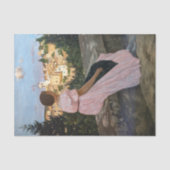 Frederic Bazille - Das rosa Kleid Seidenpapier (Vorderseite)
