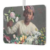 Frederic Bazille - Junge Frau mit Peonies Autolufterfrischer (Links)