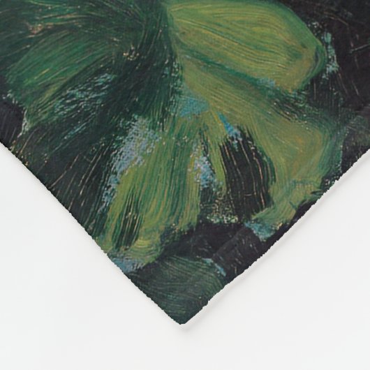 Frederic Bazille - Junge Frau mit Peonies Fleecedecke (Ecke)