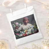 Frederic Bazille - Junge Frau mit Peonies Geschenktütchen (Ausgeschnitten)