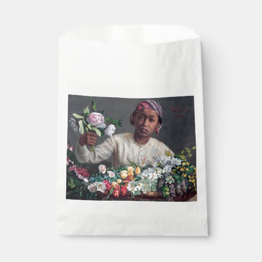 Frederic Bazille - Junge Frau mit Peonies Geschenktütchen (Vorderseite)