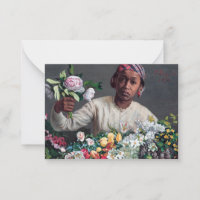 Frederic Bazille - Junge Frau mit Peonies