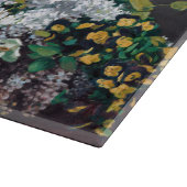 Frederic Bazille - Junge Frau mit Peonies Schneidebrett (Ecke)