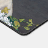 Frederic Bazille - Junge Frau mit Peonies Schreibtischunterlage (Ecke)