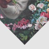 Frederic Bazille - Junge Frau mit Peonies Seidenpapier (Detail)