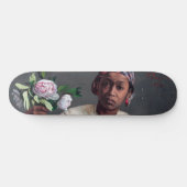 Frederic Bazille - Junge Frau mit Peonies Skateboard (Horizontal)