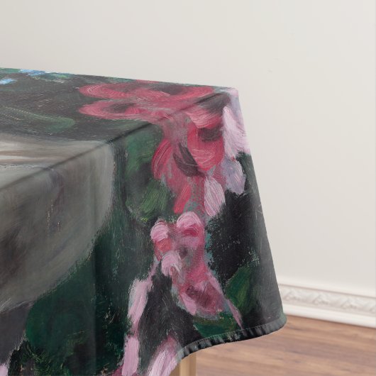 Frederic Bazille - Junge Frau mit Peonies Tischdecke (Beispiel)