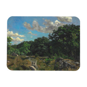 Frederic Bazille - Landschaft in Chailly Magnet