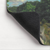 Frederic Bazille - Landschaft in Chailly Mousepad (Ecke)