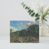Frederic Bazille - Landschaft in Chailly Postkarte (Stehend Vorderseite)