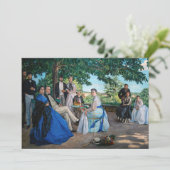 Frederic Bazille - The Family Wiedersehen Dankeskarte (Stehend Vorderseite)