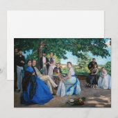 Frederic Bazille - The Family Wiedersehen Dankeskarte (Vorne/Hinten)