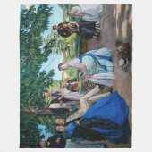 Frederic Bazille - The Family Wiedersehen Fleecedecke (Vorderseite)