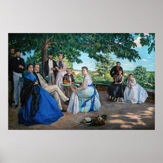 Frederic Bazille - The Family Wiedersehen Poster (Vorne)