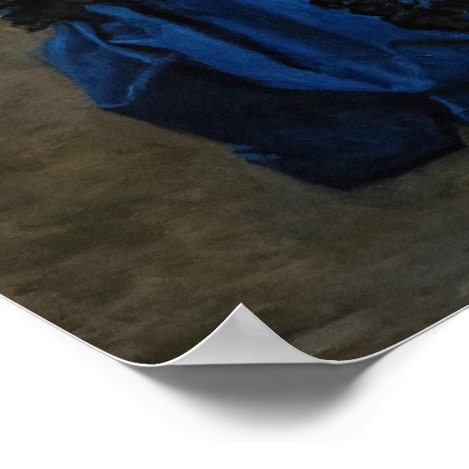 Frederic Bazille - The Family Wiedersehen Poster (Ecke)