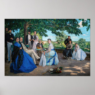 Frederic Bazille - The Family Wiedersehen Poster