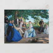 Frederic Bazille - The Family Wiedersehen Postkarte (Vorderseite)