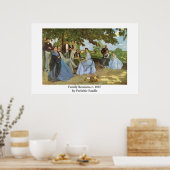Frédéric Bazille's Family Wiedersehen Poster (Küche)