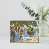 Frédéric Bazille's Family Wiedersehen Save the Dat Postkarte (Stehend Vorderseite)