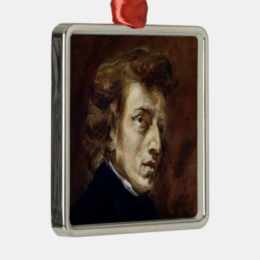 Frederic Chopin 1838 Silbernes Ornament (Rechts)