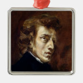Frederic Chopin 1838 Silbernes Ornament (Vorne)