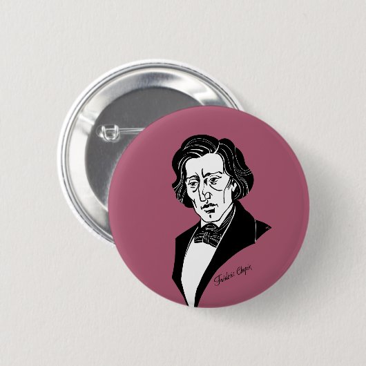 Frederic Chopin Button (Vorne & Hinten)