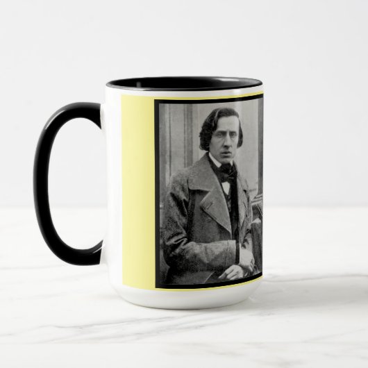 Frédéric Chopin Combo Tasse, 15 oz Tasse (Links)
