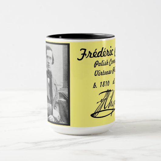 Frédéric Chopin Combo Tasse, 15 oz Tasse (Zentrum)
