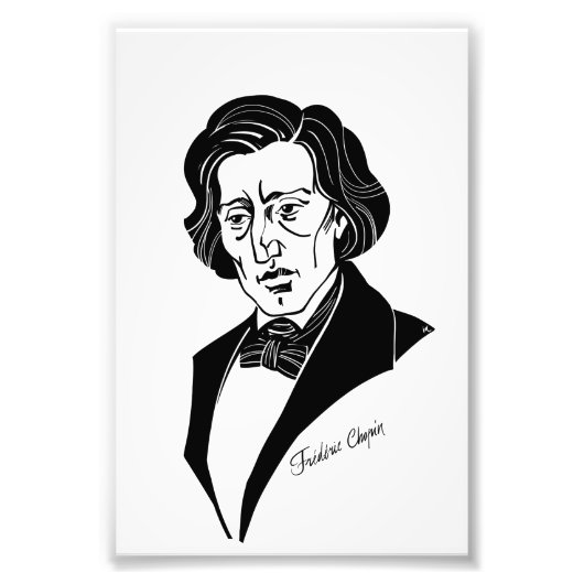 Frederic Chopin Fotodruck (Vorne)