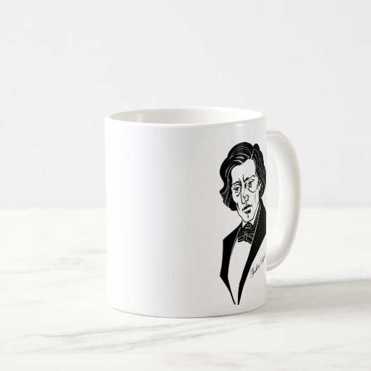 Frederic Chopin Kaffeetasse (VorderseiteRechts)