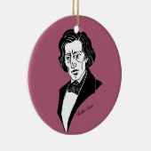 Frederic Chopin Keramik Ornament (Rechts)