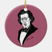 Frederic Chopin Keramik Ornament (Hinten)
