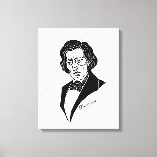 Frederic Chopin Leinwanddruck (Vorderseite)