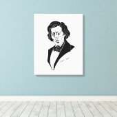 Frederic Chopin Leinwanddruck (Insitu (Holzboden))