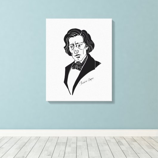 Frederic Chopin Leinwanddruck (Insitu (Holzboden))