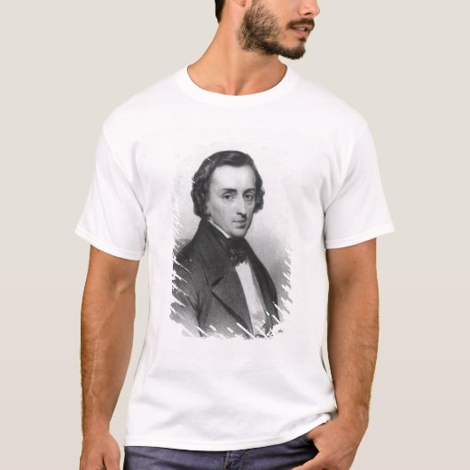 Frederic Chopin, nach Ary Scheffer T-Shirt (Vorderseite)