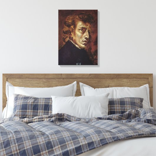 Frédéric Chopin Portrait Leinwanddruck (Insitu (Schlafzimmer))