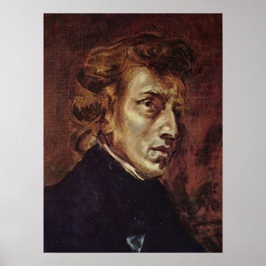 Frédéric Chopin Portrait Poster (Vorne)