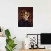 Frédéric Chopin Portrait Poster (Heimbüro)