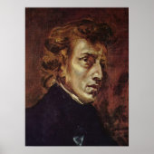 Frédéric Chopin Portrait Poster (Vorne)