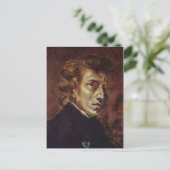 Frédéric Chopin Portrait Postkarte (Stehend Vorderseite)