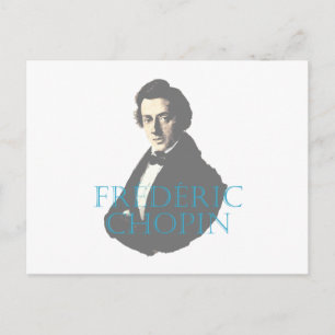 Frédéric Chopin-Portrait Postkarte