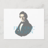 Frédéric Chopin-Portrait Postkarte (Vorderseite)