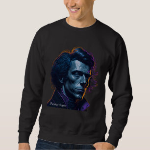 Frédéric Chopin Porträt Pianist Komponist Illustra Sweatshirt