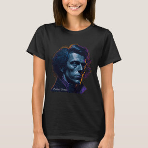 Frédéric Chopin Porträt Pianist Komponist Illustra T-Shirt