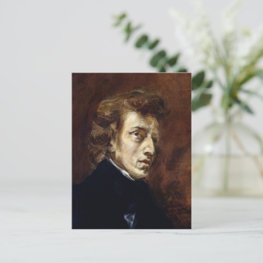Frederic Chopin Postkarte (Stehend Vorderseite)