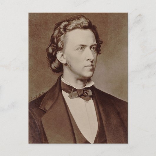 Frederic Chopin Postkarte (Vorderseite)