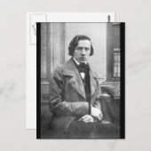 Frederic Chopin Postkarte (Vorne/Hinten)